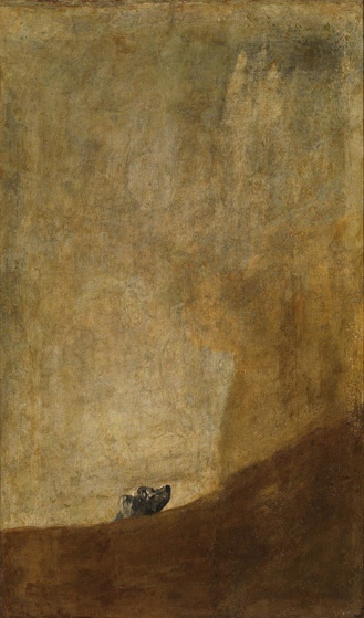 El Perro de Francisco de Goya 1819-1823