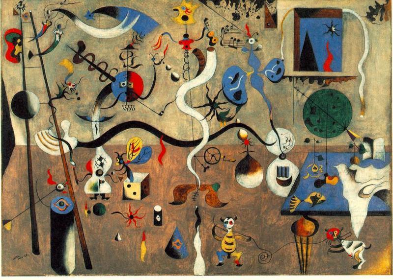 El carnaval del arlequín. Joan Miró. 1925