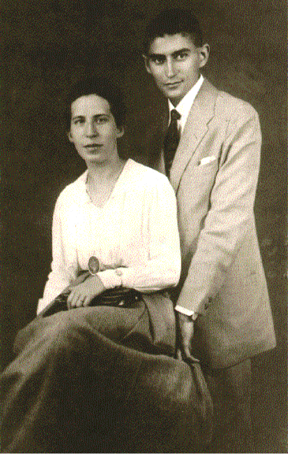 Felice Bauer y Franz Kafka, julio de 1917  (Archivo Klaus Wagenbach)